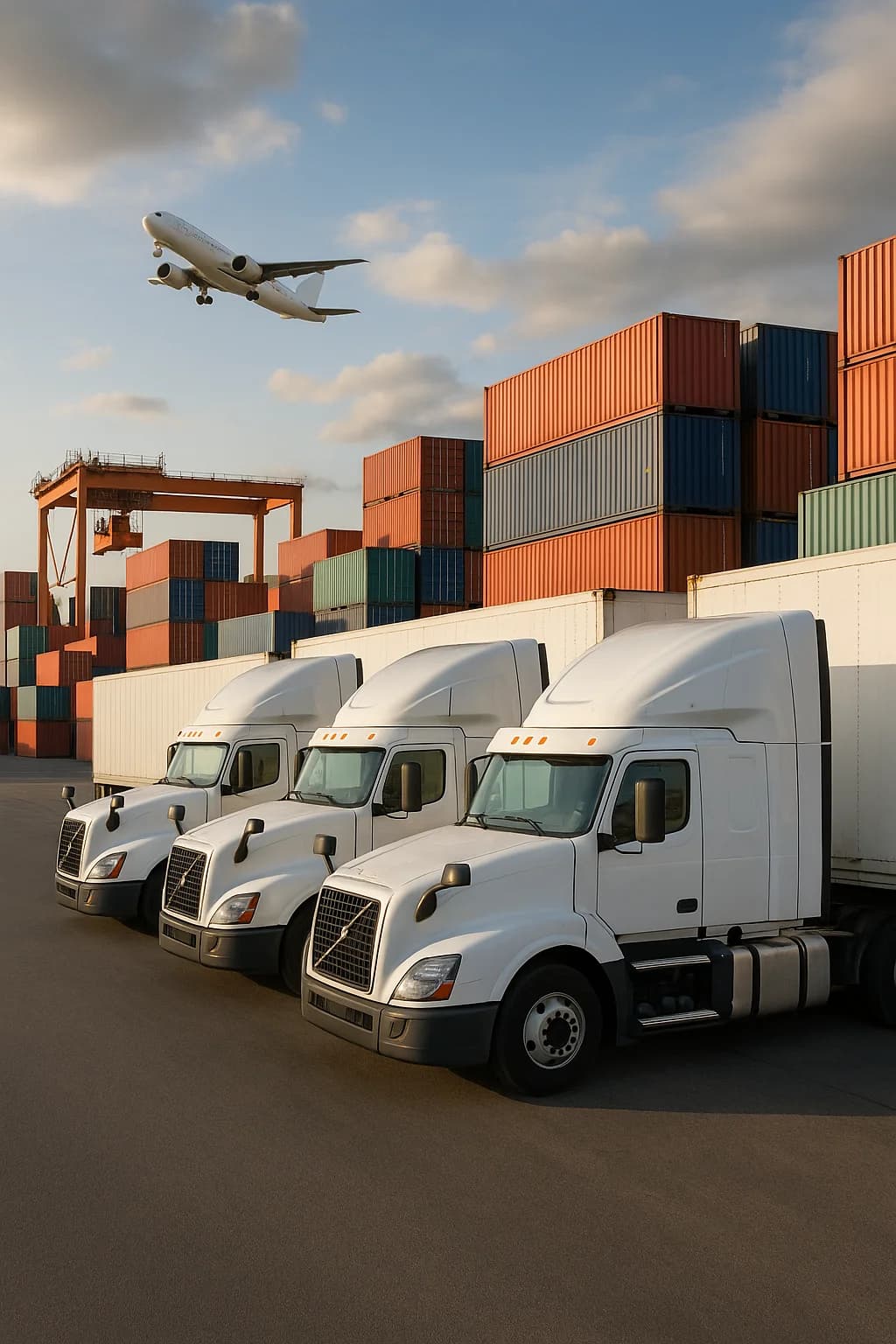 Supply chain control tower interface mockup